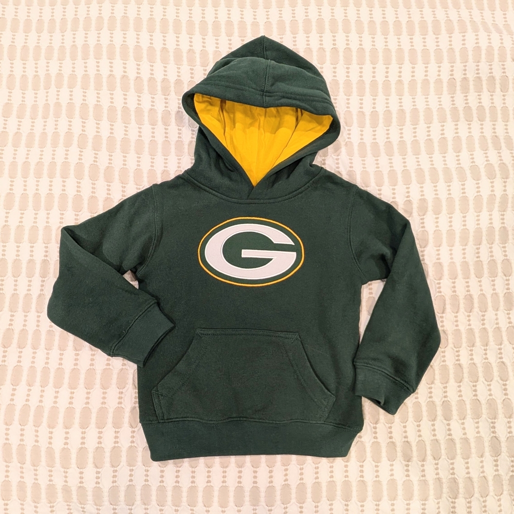 NFL Kids Hoodie - Dark Green and Gold